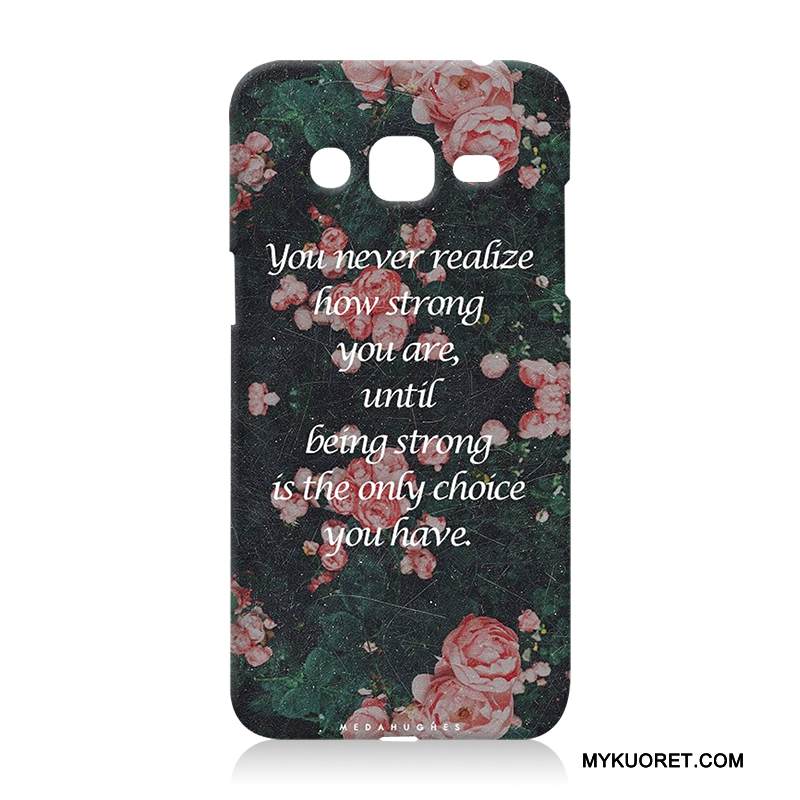 Kuori Samsung Galaxy J3 2016 Sarjakuva Murtumaton Kova, Kotelo Samsung Galaxy J3 2016 Suojaus Sininen Puhelimen Kuoret