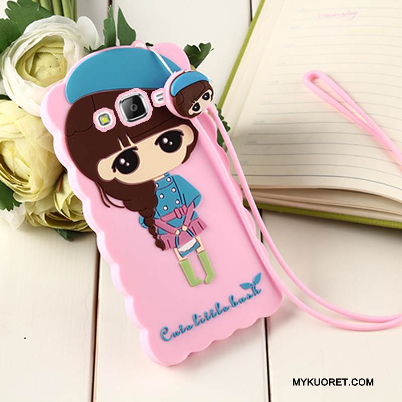 Kuori Samsung Galaxy J3 2016 Sarjakuva Ripustettavat Koristeet Puhelimen Kuoret, Kotelo Samsung Galaxy J3 2016 Pehmeä Neste Jauhe