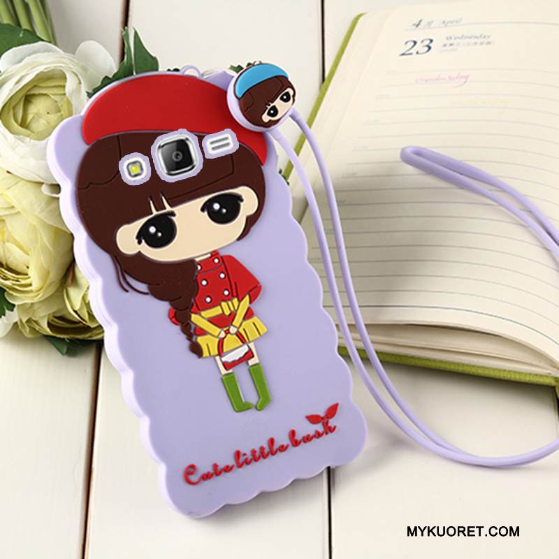 Kuori Samsung Galaxy J3 2016 Sarjakuva Ripustettavat Koristeet Puhelimen Kuoret, Kotelo Samsung Galaxy J3 2016 Pehmeä Neste Jauhe