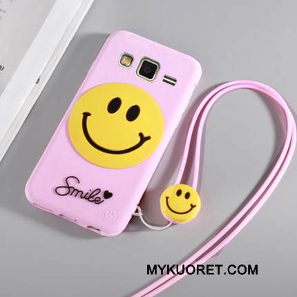 Kuori Samsung Galaxy J3 2016 Sarjakuva Ripustettavat Koristeet Puhelimen Kuoret, Kotelo Samsung Galaxy J3 2016 Pehmeä Neste Jauhe