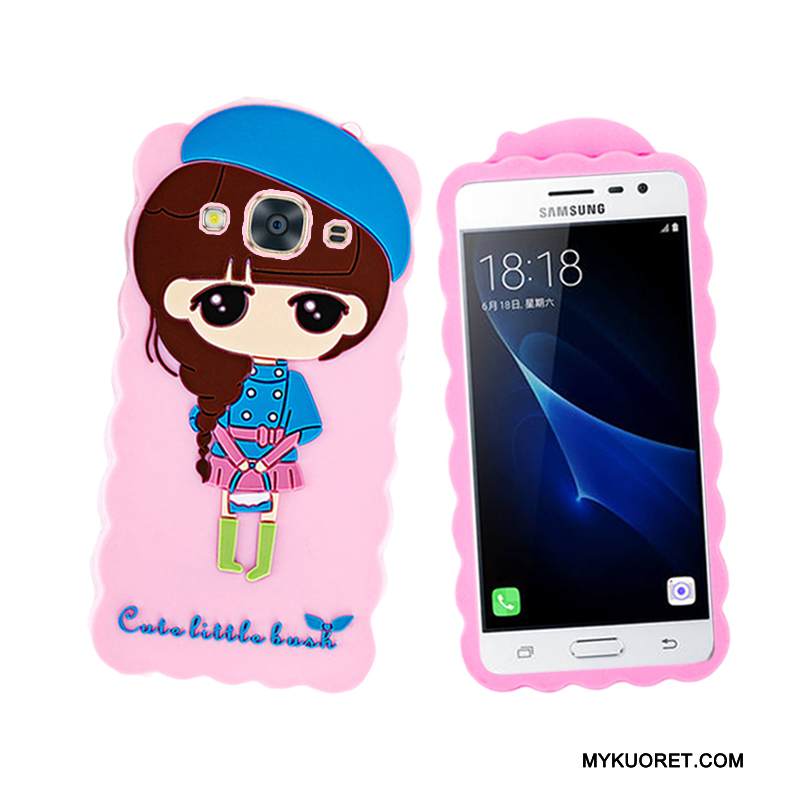 Kuori Samsung Galaxy J3 2016 Sarjakuva Ripustettavat Koristeet Puhelimen Kuoret, Kotelo Samsung Galaxy J3 2016 Pehmeä Neste Jauhe