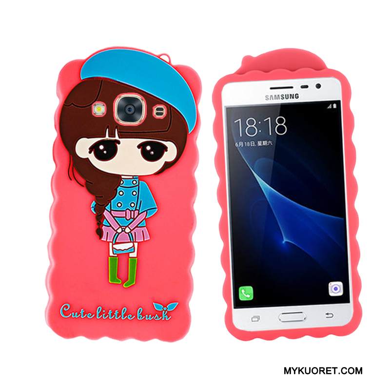 Kuori Samsung Galaxy J3 2016 Sarjakuva Ripustettavat Koristeet Puhelimen Kuoret, Kotelo Samsung Galaxy J3 2016 Pehmeä Neste Jauhe