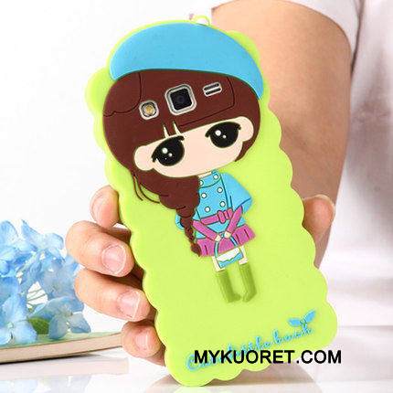 Kuori Samsung Galaxy J3 2016 Sarjakuva Ripustettavat Koristeet Puhelimen Kuoret, Kotelo Samsung Galaxy J3 2016 Pehmeä Neste Jauhe