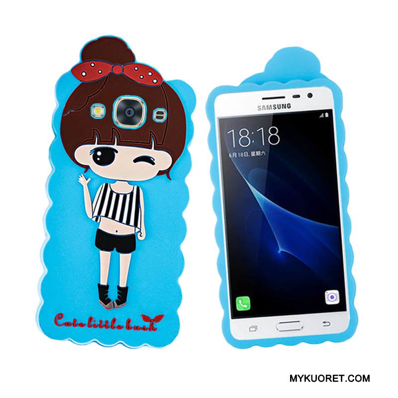 Kuori Samsung Galaxy J3 2016 Sarjakuva Ripustettavat Koristeet Puhelimen Kuoret, Kotelo Samsung Galaxy J3 2016 Pehmeä Neste Jauhe