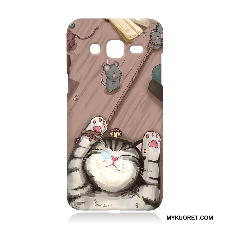 Kuori Samsung Galaxy J3 2016 Silikoni Kova Trendi, Kotelo Samsung Galaxy J3 2016 Pehmeä Neste Puhelimen Kuoret Ohut