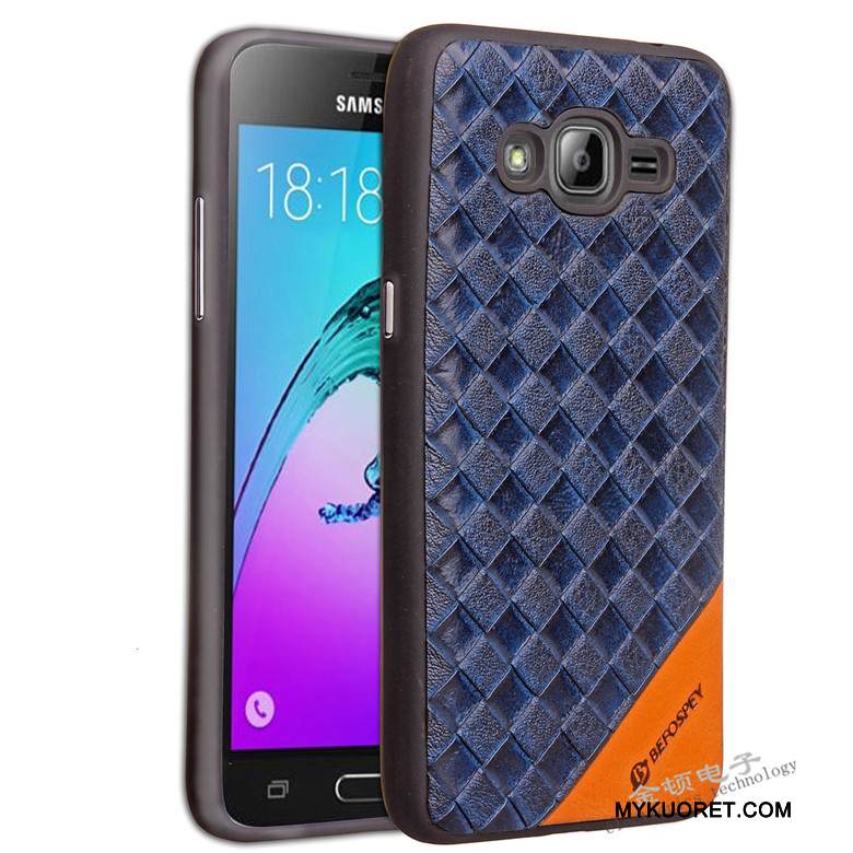 Kuori Samsung Galaxy J3 2016 Silikoni Kukkakuvio Pesty Suede, Kotelo Samsung Galaxy J3 2016 Pehmeä Neste Punainen Puhelimen Kuoret