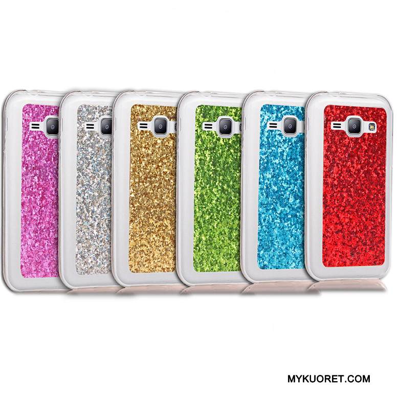 Kuori Samsung Galaxy J3 2016 Silikoni Punainen Puhelimen Kuoret, Kotelo Samsung Galaxy J3 2016 Laukut Jauhe Murtumaton