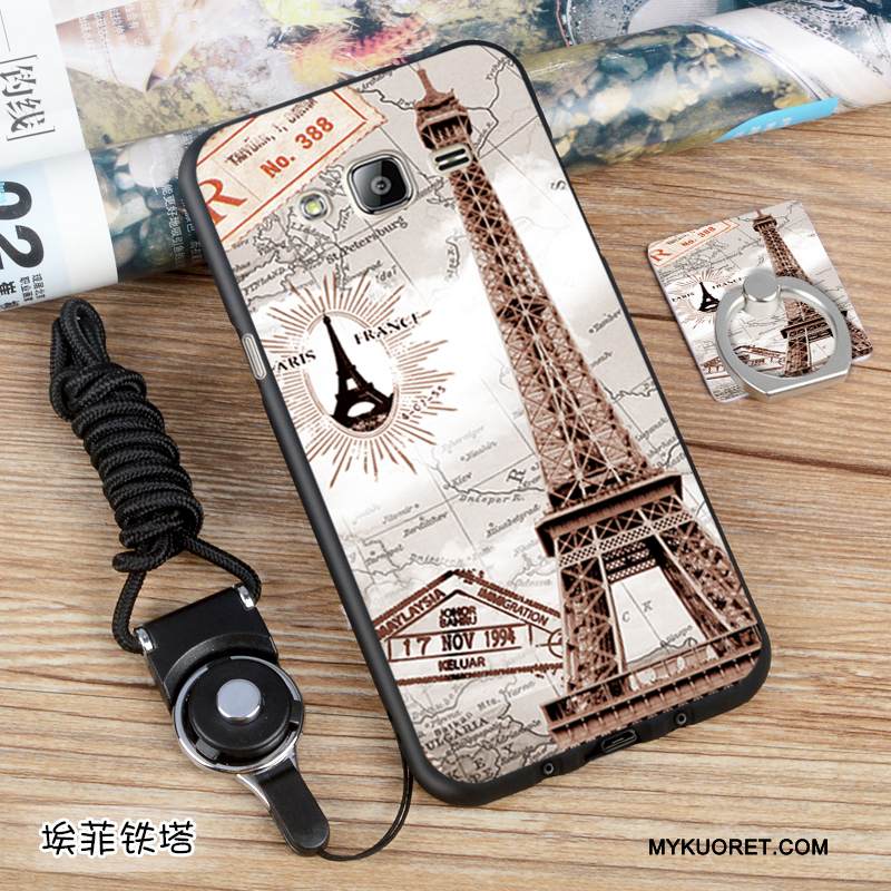 Kuori Samsung Galaxy J3 2016 Suojaus Puhelimen Kuoret Eurooppa, Kotelo Samsung Galaxy J3 2016 Pehmeä Neste Musta Muokata