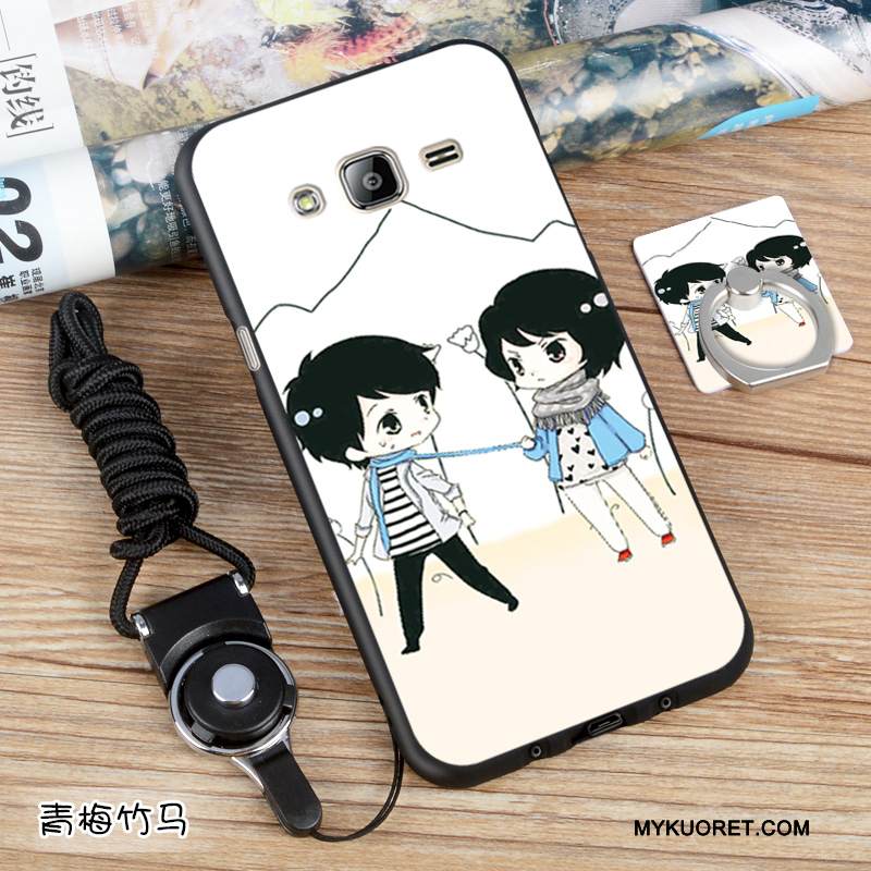 Kuori Samsung Galaxy J3 2016 Suojaus Puhelimen Kuoret Eurooppa, Kotelo Samsung Galaxy J3 2016 Pehmeä Neste Musta Muokata