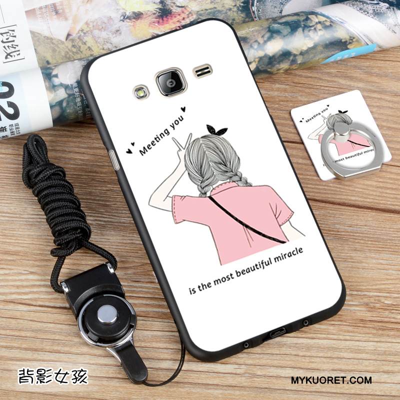 Kuori Samsung Galaxy J3 2016 Suojaus Puhelimen Kuoret Eurooppa, Kotelo Samsung Galaxy J3 2016 Pehmeä Neste Musta Muokata