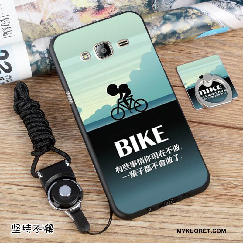 Kuori Samsung Galaxy J3 2016 Suojaus Puhelimen Kuoret Eurooppa, Kotelo Samsung Galaxy J3 2016 Pehmeä Neste Musta Muokata