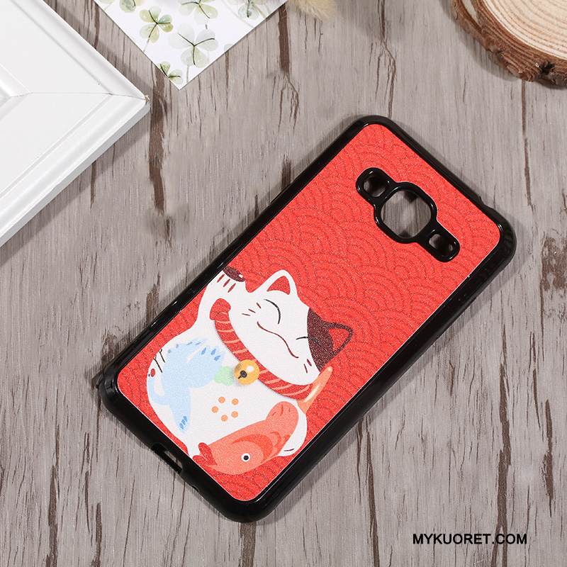 Kuori Samsung Galaxy J3 2016 Suojaus Ripustettavat Koristeet Puhelimen Kuoret, Kotelo Samsung Galaxy J3 2016 Pehmeä Neste Murtumaton Jauhe