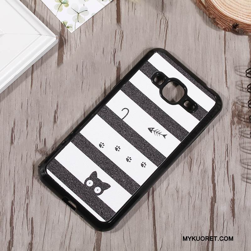 Kuori Samsung Galaxy J3 2016 Suojaus Ripustettavat Koristeet Puhelimen Kuoret, Kotelo Samsung Galaxy J3 2016 Pehmeä Neste Murtumaton Jauhe