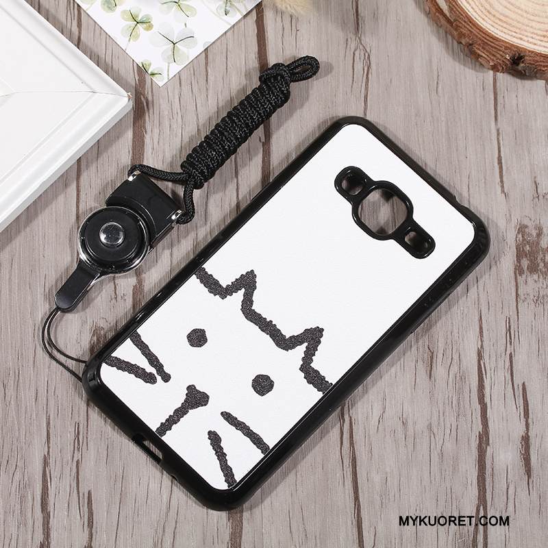 Kuori Samsung Galaxy J3 2016 Suojaus Ripustettavat Koristeet Puhelimen Kuoret, Kotelo Samsung Galaxy J3 2016 Pehmeä Neste Murtumaton Jauhe