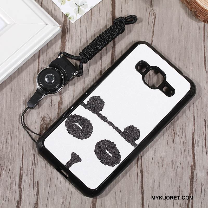 Kuori Samsung Galaxy J3 2016 Suojaus Ripustettavat Koristeet Puhelimen Kuoret, Kotelo Samsung Galaxy J3 2016 Pehmeä Neste Murtumaton Jauhe