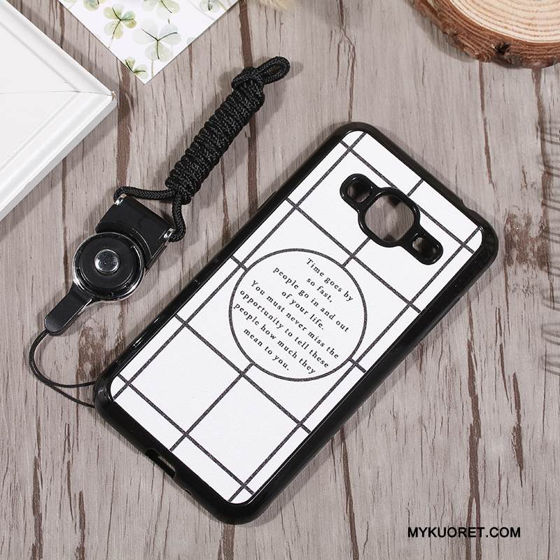 Kuori Samsung Galaxy J3 2016 Suojaus Ripustettavat Koristeet Puhelimen Kuoret, Kotelo Samsung Galaxy J3 2016 Pehmeä Neste Murtumaton Jauhe