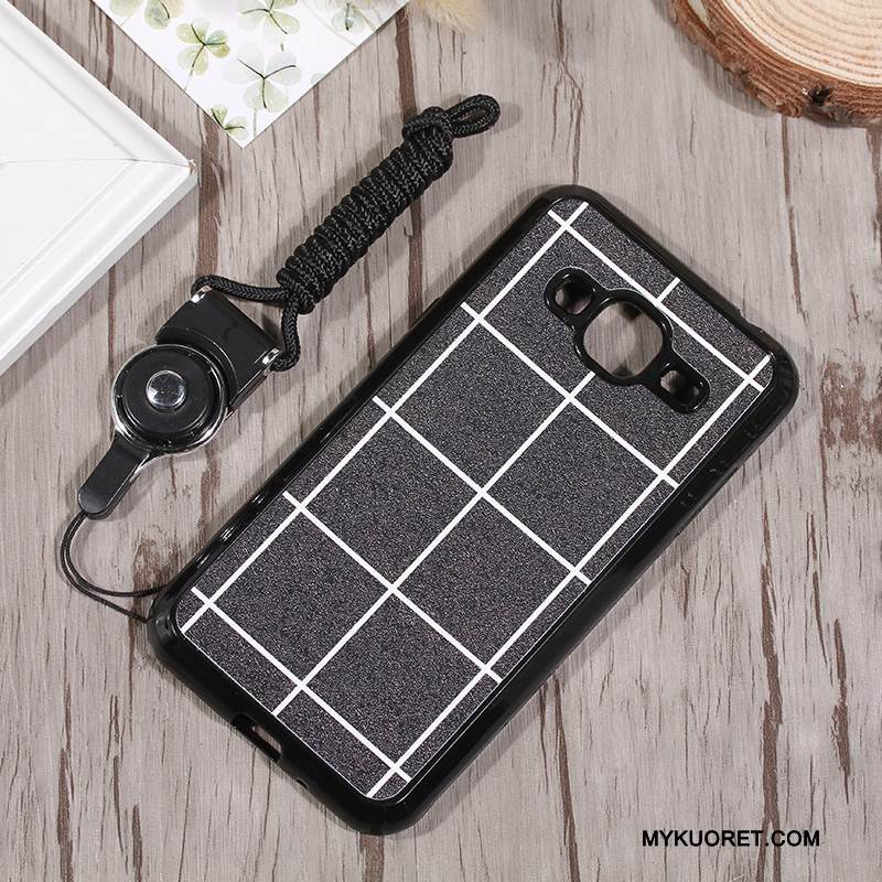 Kuori Samsung Galaxy J3 2016 Suojaus Ripustettavat Koristeet Puhelimen Kuoret, Kotelo Samsung Galaxy J3 2016 Pehmeä Neste Murtumaton Jauhe