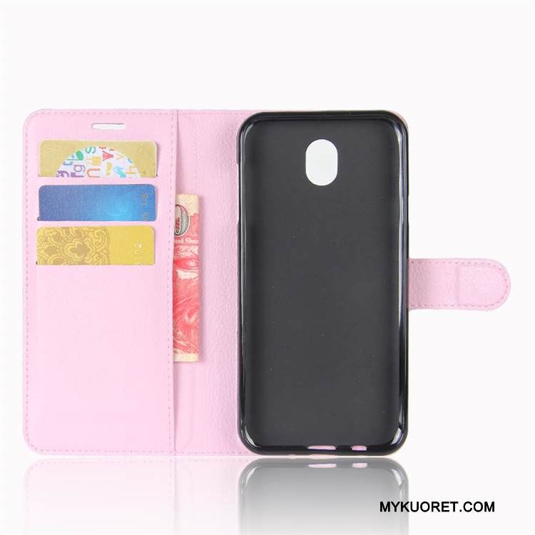 Kuori Samsung Galaxy J3 2017 Kuoret Eurooppa Kortti, Kotelo Samsung Galaxy J3 2017 Suojaus Punainen