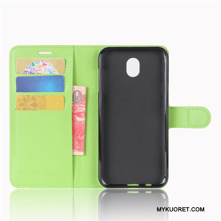 Kuori Samsung Galaxy J3 2017 Kuoret Eurooppa Kortti, Kotelo Samsung Galaxy J3 2017 Suojaus Punainen