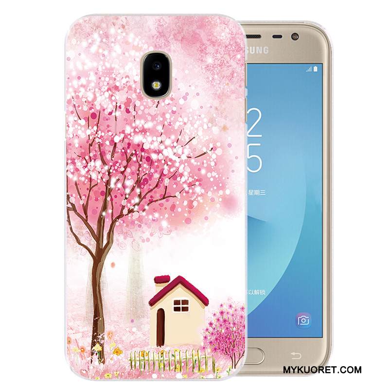 Kuori Samsung Galaxy J3 2017 Laukut Violetti Murtumaton, Kotelo Samsung Galaxy J3 2017 Sarjakuva Puhelimen Kuoret Persoonallisuus