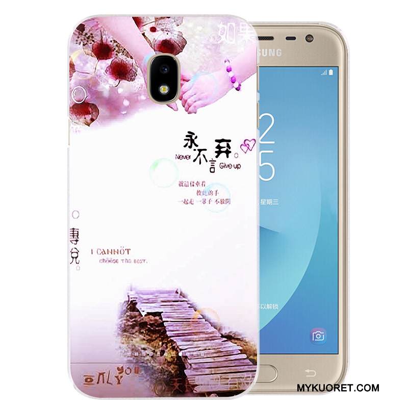 Kuori Samsung Galaxy J3 2017 Laukut Violetti Murtumaton, Kotelo Samsung Galaxy J3 2017 Sarjakuva Puhelimen Kuoret Persoonallisuus