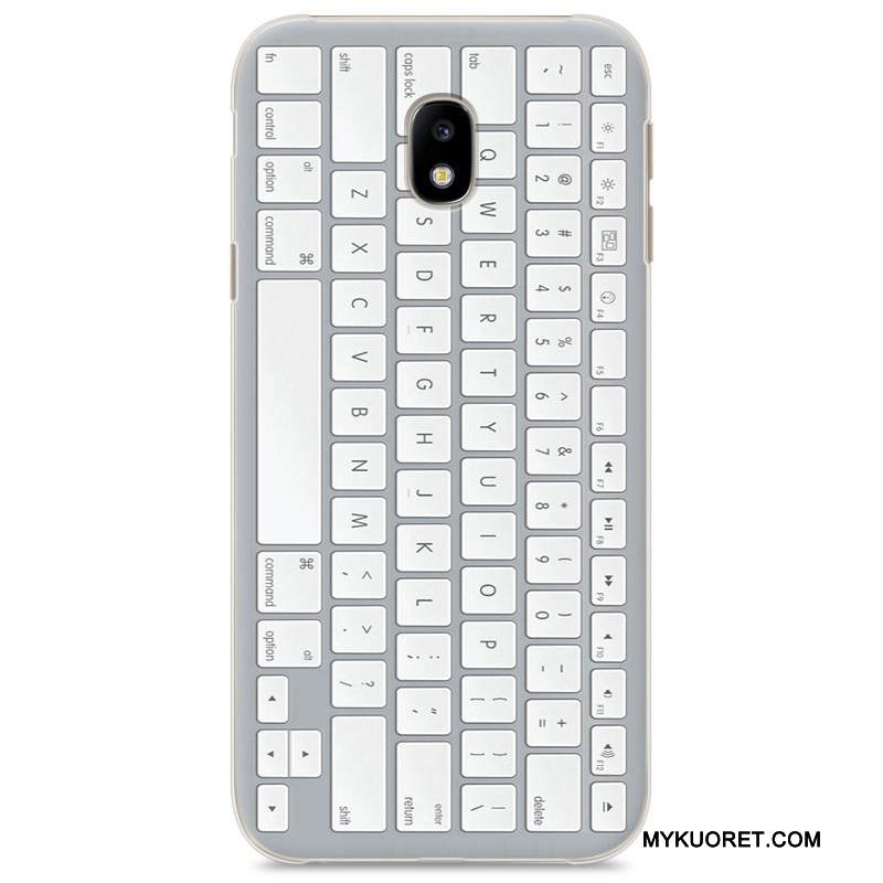 Kuori Samsung Galaxy J3 2017 Luova Valkoinen Kova, Kotelo Samsung Galaxy J3 2017 Suojaus Puhelimen Kuoret Murtumaton