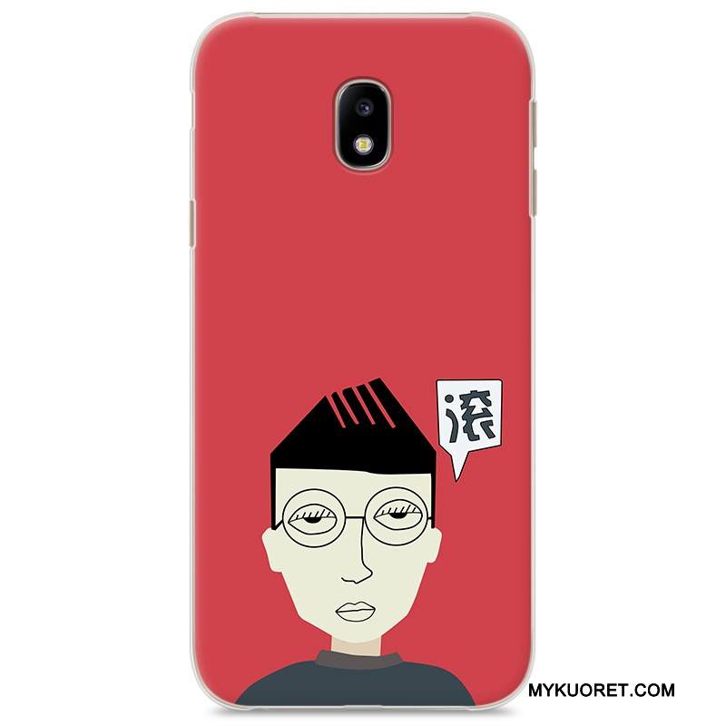 Kuori Samsung Galaxy J3 2017 Luova Valkoinen Kova, Kotelo Samsung Galaxy J3 2017 Suojaus Puhelimen Kuoret Murtumaton