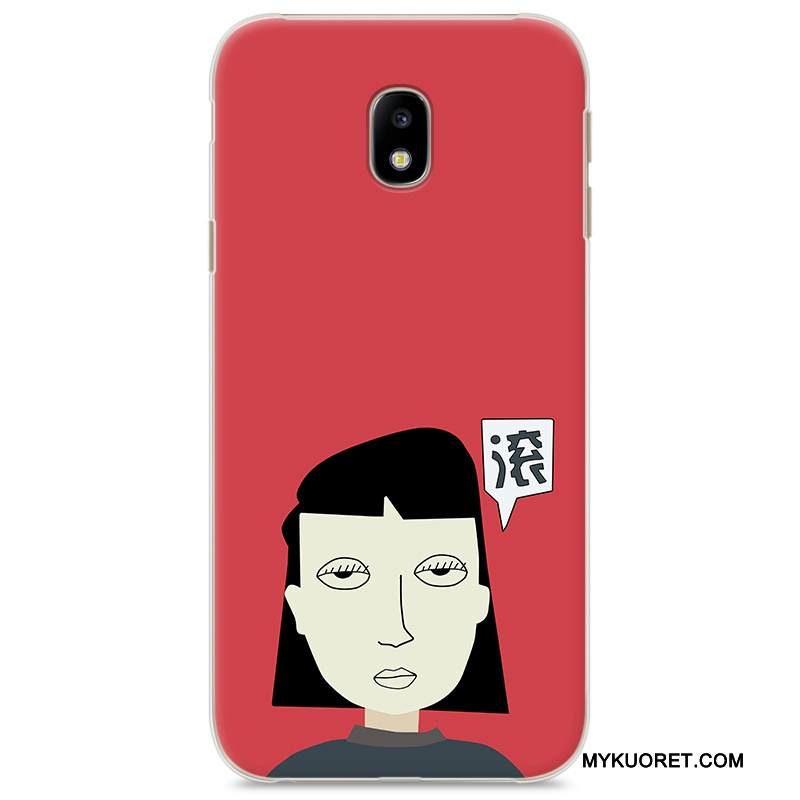 Kuori Samsung Galaxy J3 2017 Luova Valkoinen Kova, Kotelo Samsung Galaxy J3 2017 Suojaus Puhelimen Kuoret Murtumaton