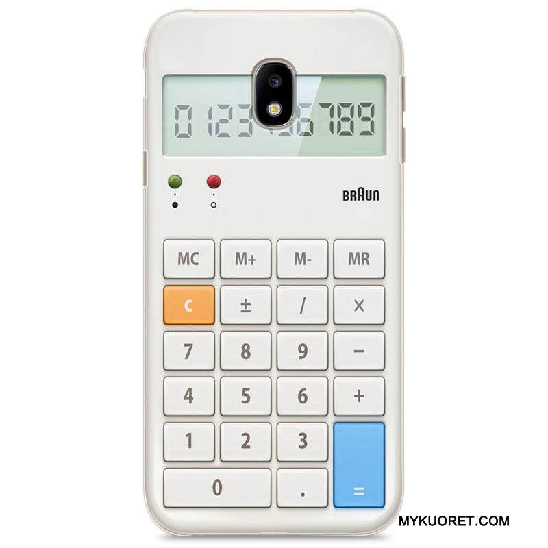 Kuori Samsung Galaxy J3 2017 Luova Valkoinen Kova, Kotelo Samsung Galaxy J3 2017 Suojaus Puhelimen Kuoret Murtumaton