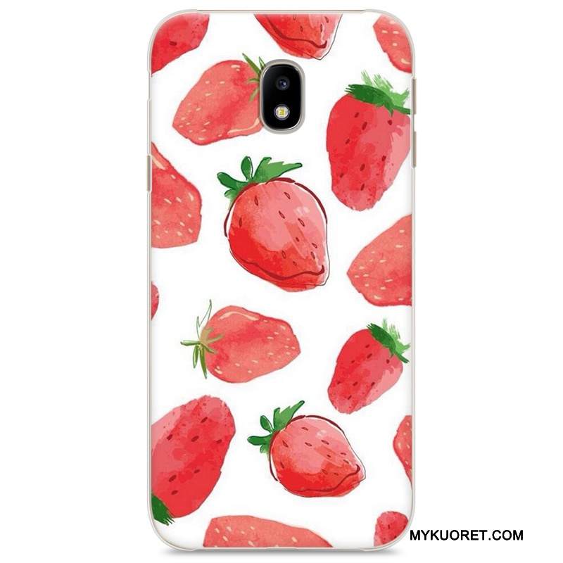 Kuori Samsung Galaxy J3 2017 Luova Valkoinen Kova, Kotelo Samsung Galaxy J3 2017 Suojaus Puhelimen Kuoret Murtumaton