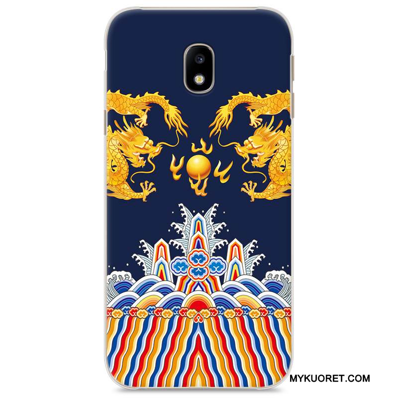 Kuori Samsung Galaxy J3 2017 Maalaus Kova Rakastunut, Kotelo Samsung Galaxy J3 2017 Suojaus Trendi Harmaa