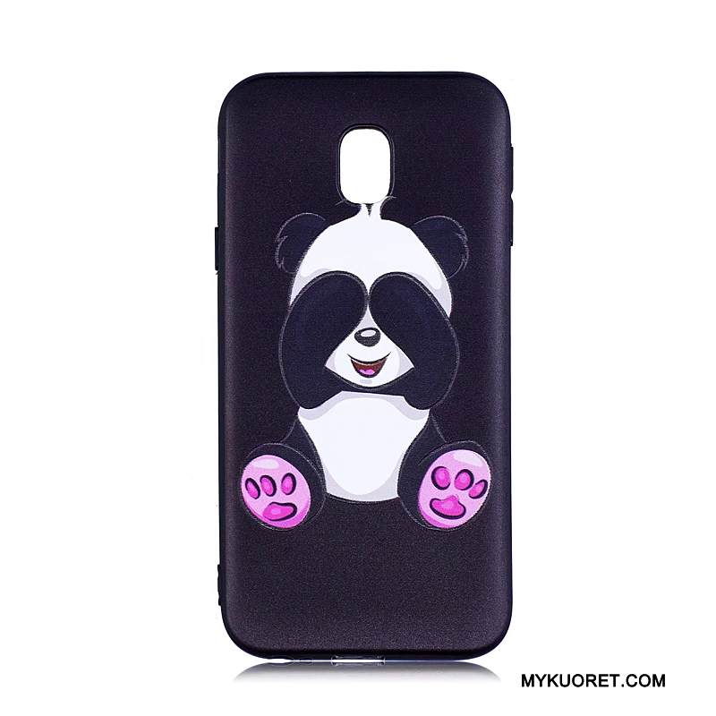 Kuori Samsung Galaxy J3 2017 Maalaus Puhelimen Kuoret Trendi, Kotelo Samsung Galaxy J3 2017 Pehmeä Neste Sininen