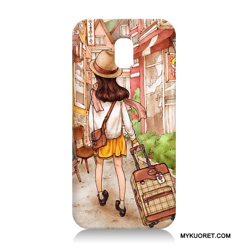 Kuori Samsung Galaxy J3 2017 Monivärinen Puhelimen Kuoret Persoonallisuus, Kotelo Samsung Galaxy J3 2017 Luova Murtumaton