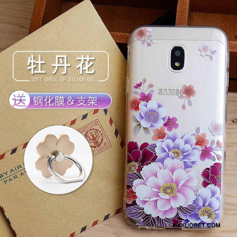 Kuori Samsung Galaxy J3 2017 Pehmeä Neste Jauhe Murtumaton, Kotelo Samsung Galaxy J3 2017 Silikoni Puhelimen Kuoret