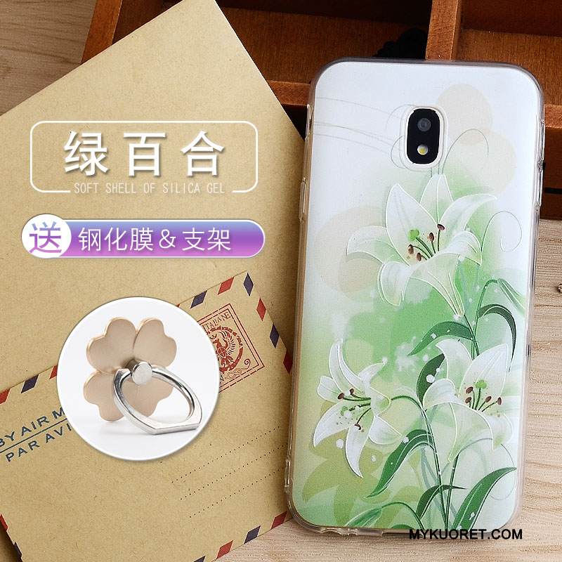 Kuori Samsung Galaxy J3 2017 Pehmeä Neste Jauhe Murtumaton, Kotelo Samsung Galaxy J3 2017 Silikoni Puhelimen Kuoret