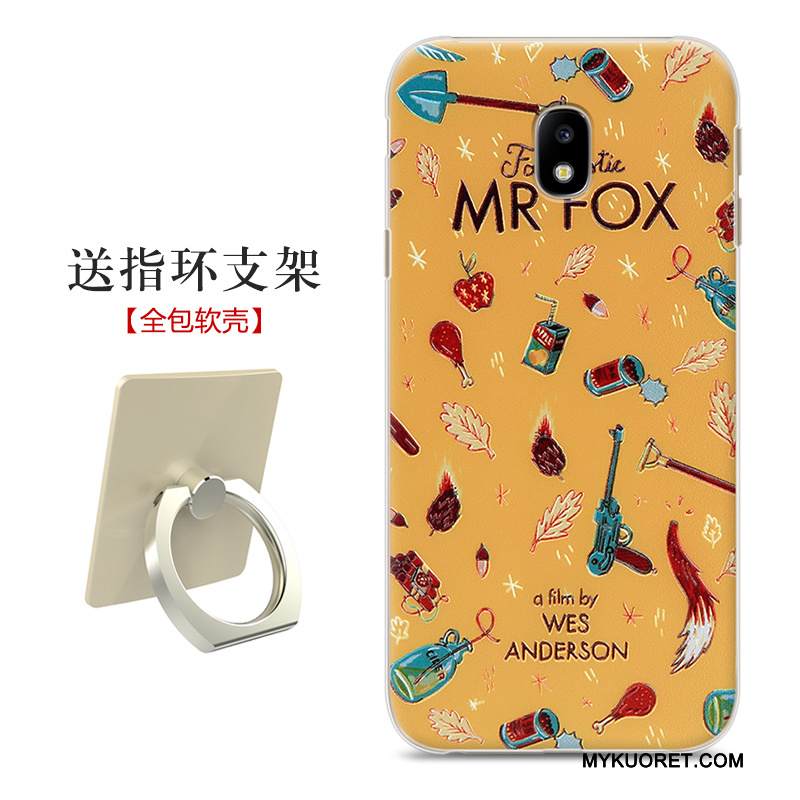 Kuori Samsung Galaxy J3 2017 Pehmeä Neste Kova Musta, Kotelo Samsung Galaxy J3 2017 Silikoni Trendi Puhelimen Kuoret