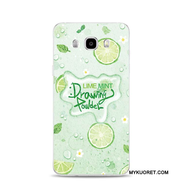 Kuori Samsung Galaxy J3 2017 Pehmeä Neste Puhelimen Kuoret Vihreä, Kotelo Samsung Galaxy J3 2017 Silikoni Rengas