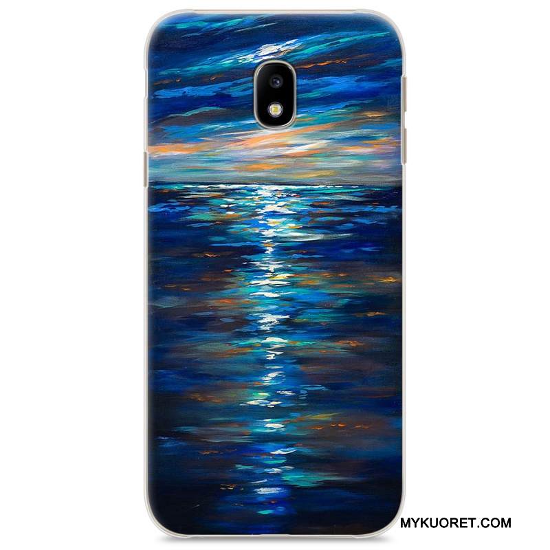 Kuori Samsung Galaxy J3 2017 Sarjakuva Murtumaton Kova, Kotelo Samsung Galaxy J3 2017 Maalaus Jauhe Puhelimen Kuoret