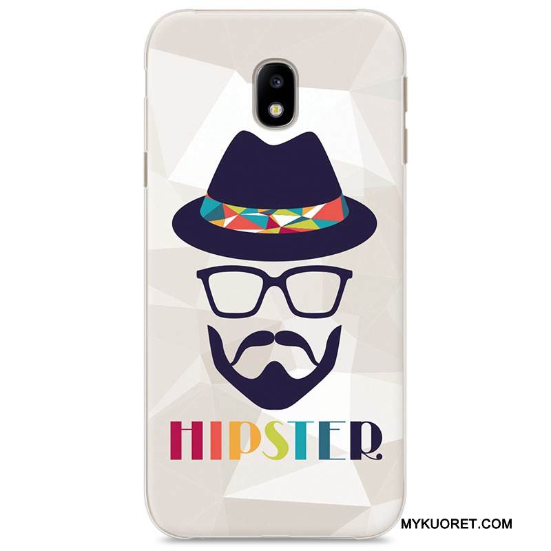 Kuori Samsung Galaxy J3 2017 Sarjakuva Murtumaton Kova, Kotelo Samsung Galaxy J3 2017 Maalaus Jauhe Puhelimen Kuoret