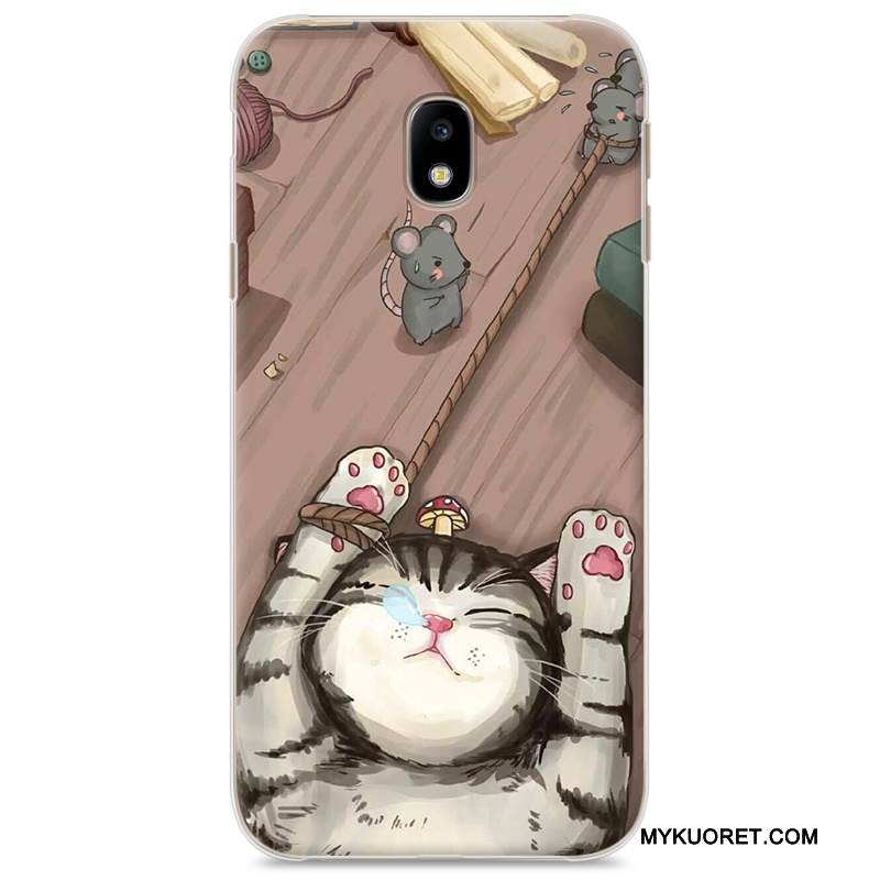 Kuori Samsung Galaxy J3 2017 Sarjakuva Murtumaton Kova, Kotelo Samsung Galaxy J3 2017 Maalaus Jauhe Puhelimen Kuoret