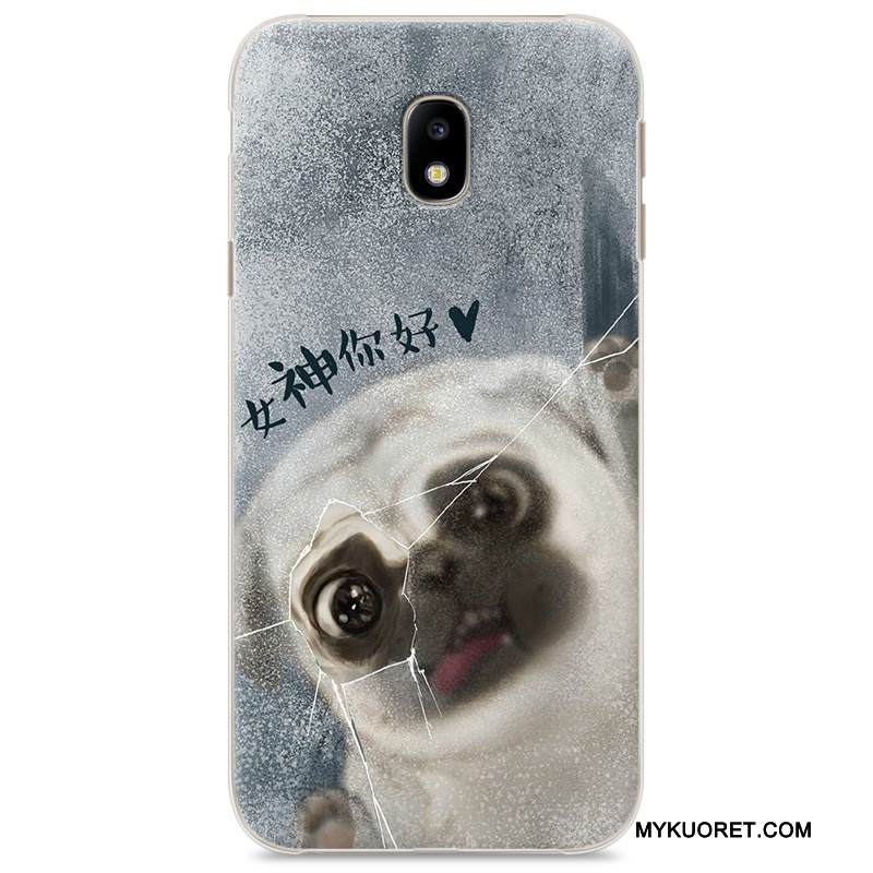 Kuori Samsung Galaxy J3 2017 Sarjakuva Murtumaton Kova, Kotelo Samsung Galaxy J3 2017 Maalaus Jauhe Puhelimen Kuoret