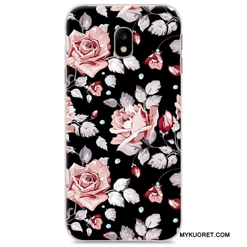 Kuori Samsung Galaxy J3 2017 Sarjakuva Murtumaton Kova, Kotelo Samsung Galaxy J3 2017 Maalaus Jauhe Puhelimen Kuoret