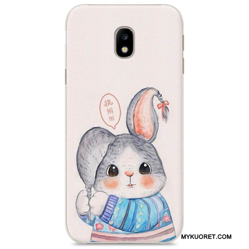 Kuori Samsung Galaxy J3 2017 Sarjakuva Murtumaton Kova, Kotelo Samsung Galaxy J3 2017 Maalaus Jauhe Puhelimen Kuoret