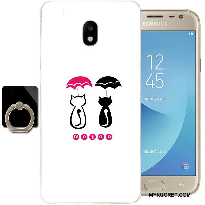 Kuori Samsung Galaxy J3 2017 Sarjakuva Puhelimen Kuoret Läpinäkyvä, Kotelo Samsung Galaxy J3 2017 Laukut Murtumaton