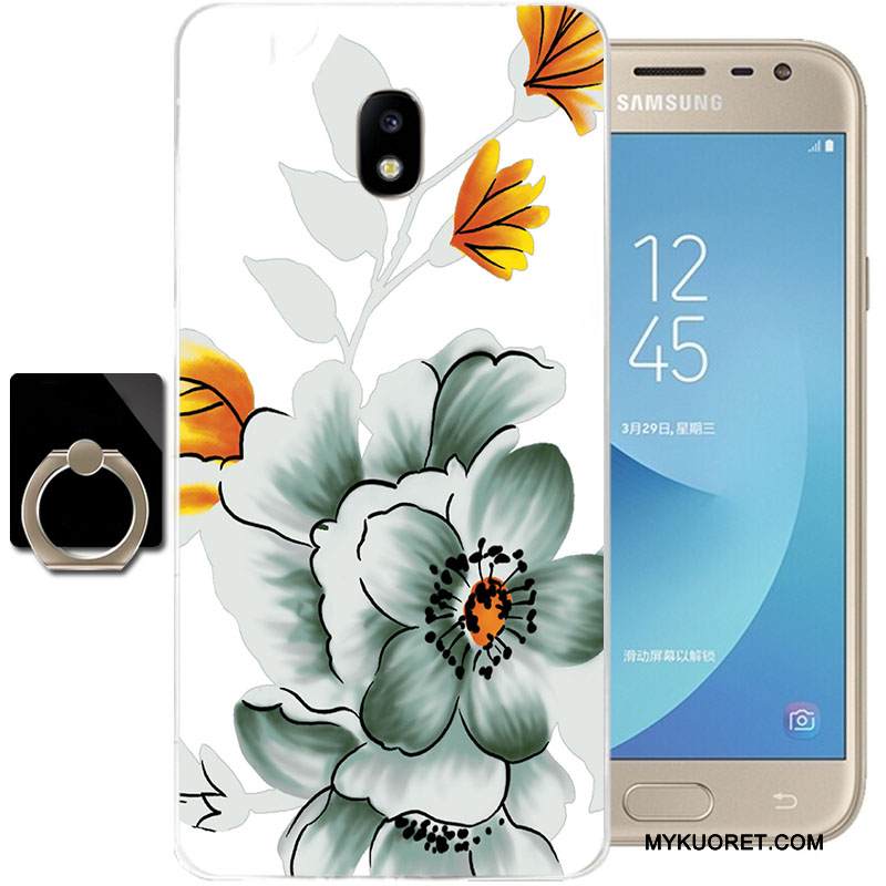Kuori Samsung Galaxy J3 2017 Sarjakuva Puhelimen Kuoret Läpinäkyvä, Kotelo Samsung Galaxy J3 2017 Laukut Murtumaton