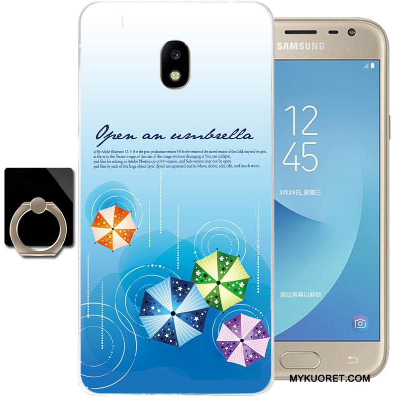 Kuori Samsung Galaxy J3 2017 Sarjakuva Puhelimen Kuoret Läpinäkyvä, Kotelo Samsung Galaxy J3 2017 Laukut Murtumaton