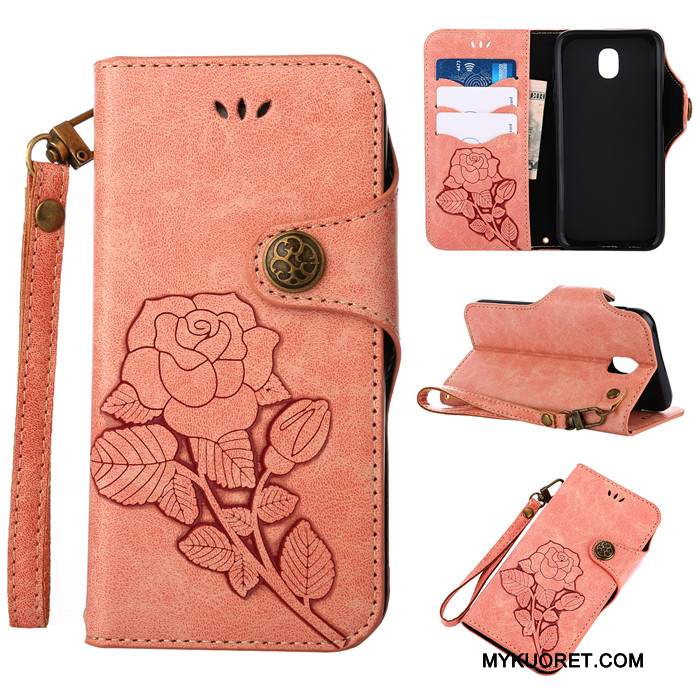 Kuori Samsung Galaxy J3 2017 Silikoni Khaki Ripustettavat Koristeet, Kotelo Samsung Galaxy J3 2017 Suojaus Murtumaton Puhelimen Kuoret