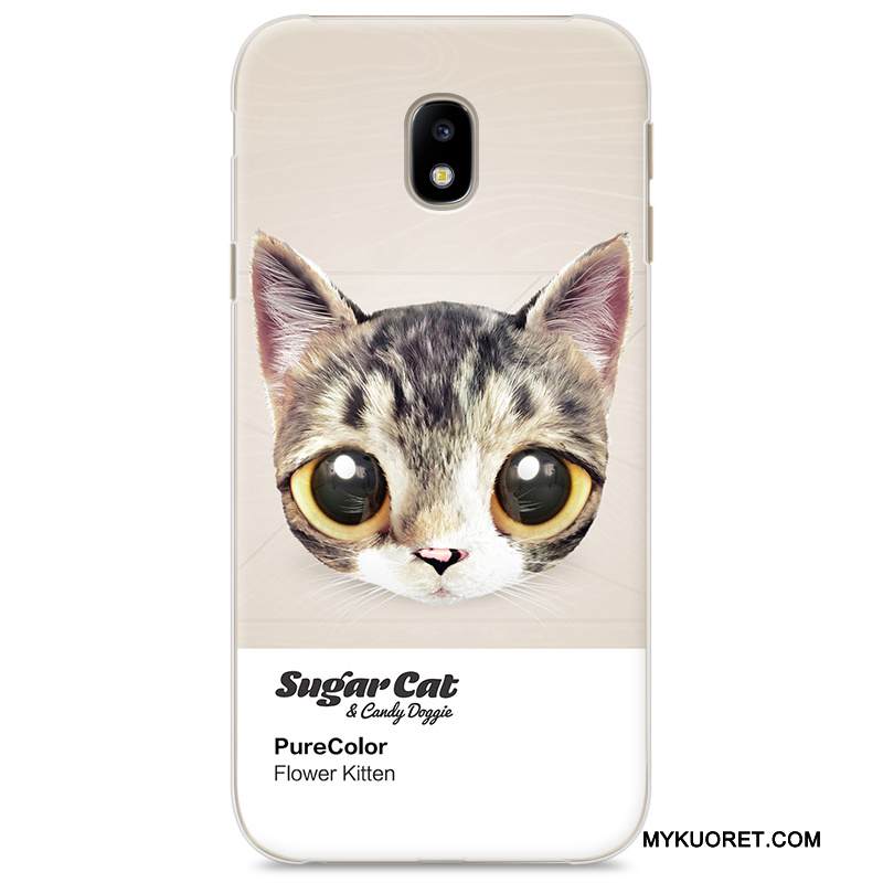 Kuori Samsung Galaxy J3 2017 Suojaus Kova Keltainen, Kotelo Samsung Galaxy J3 2017 Maalaus Ihana Puhelimen Kuoret