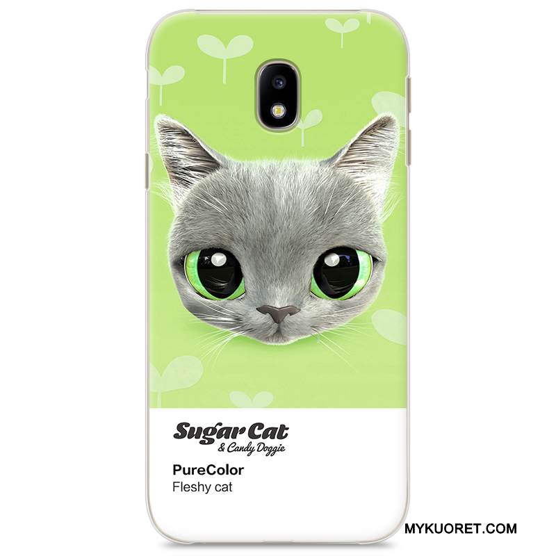 Kuori Samsung Galaxy J3 2017 Suojaus Kova Keltainen, Kotelo Samsung Galaxy J3 2017 Maalaus Ihana Puhelimen Kuoret