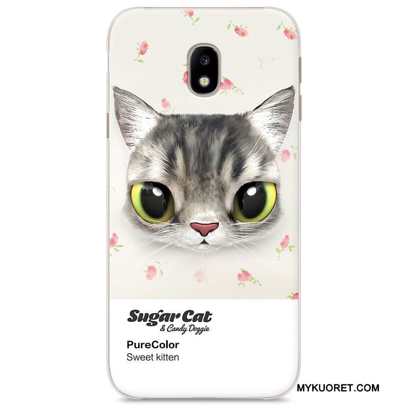 Kuori Samsung Galaxy J3 2017 Suojaus Kova Keltainen, Kotelo Samsung Galaxy J3 2017 Maalaus Ihana Puhelimen Kuoret